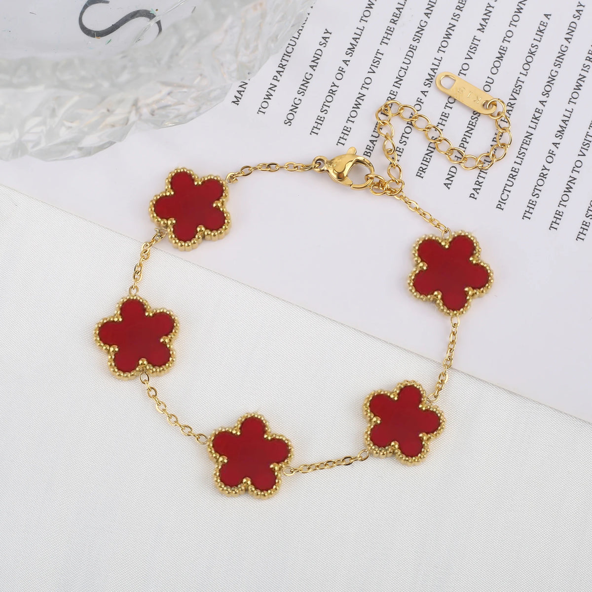 The Golden Clover Adjustable Bracelet