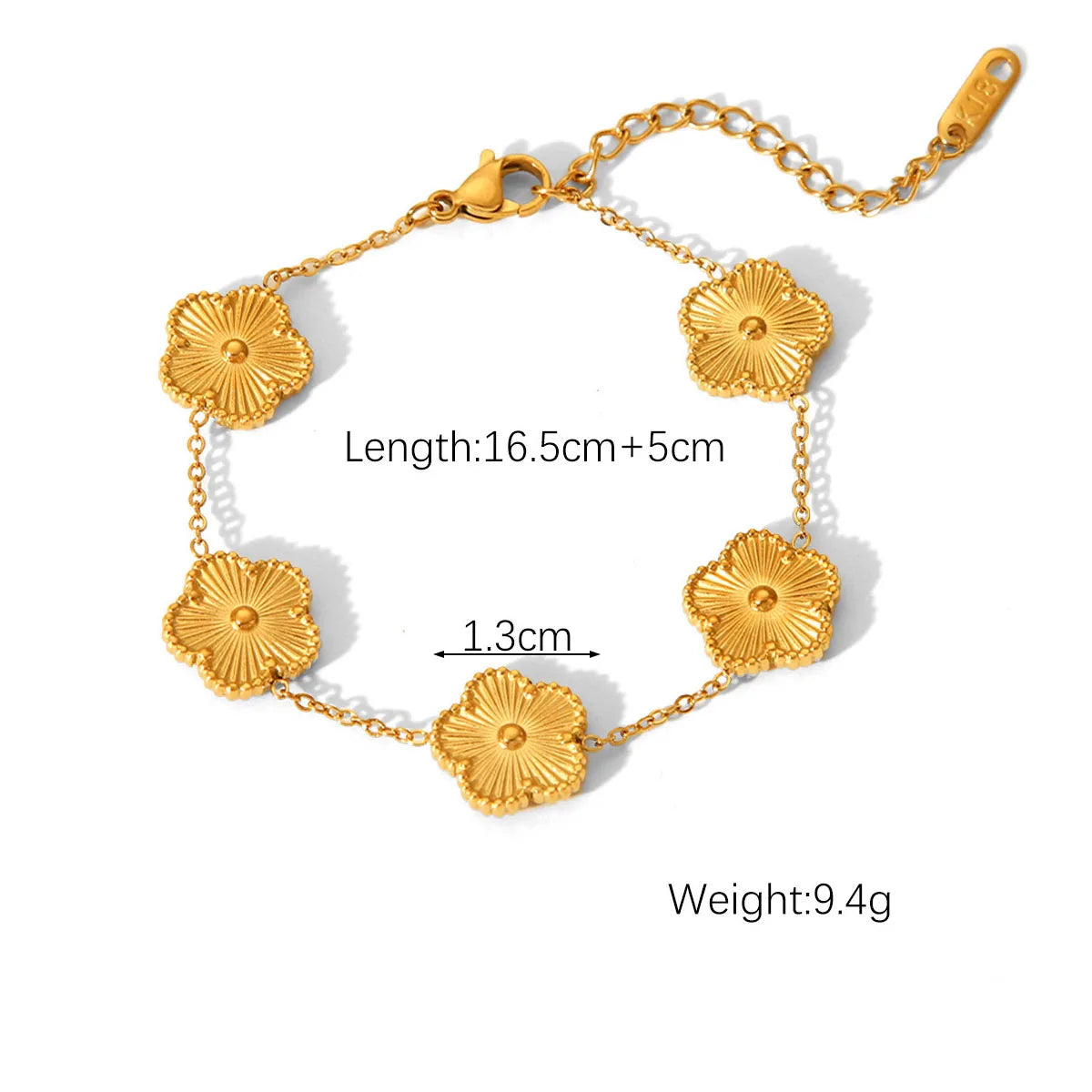 The Clover Flower Charm Bracelet