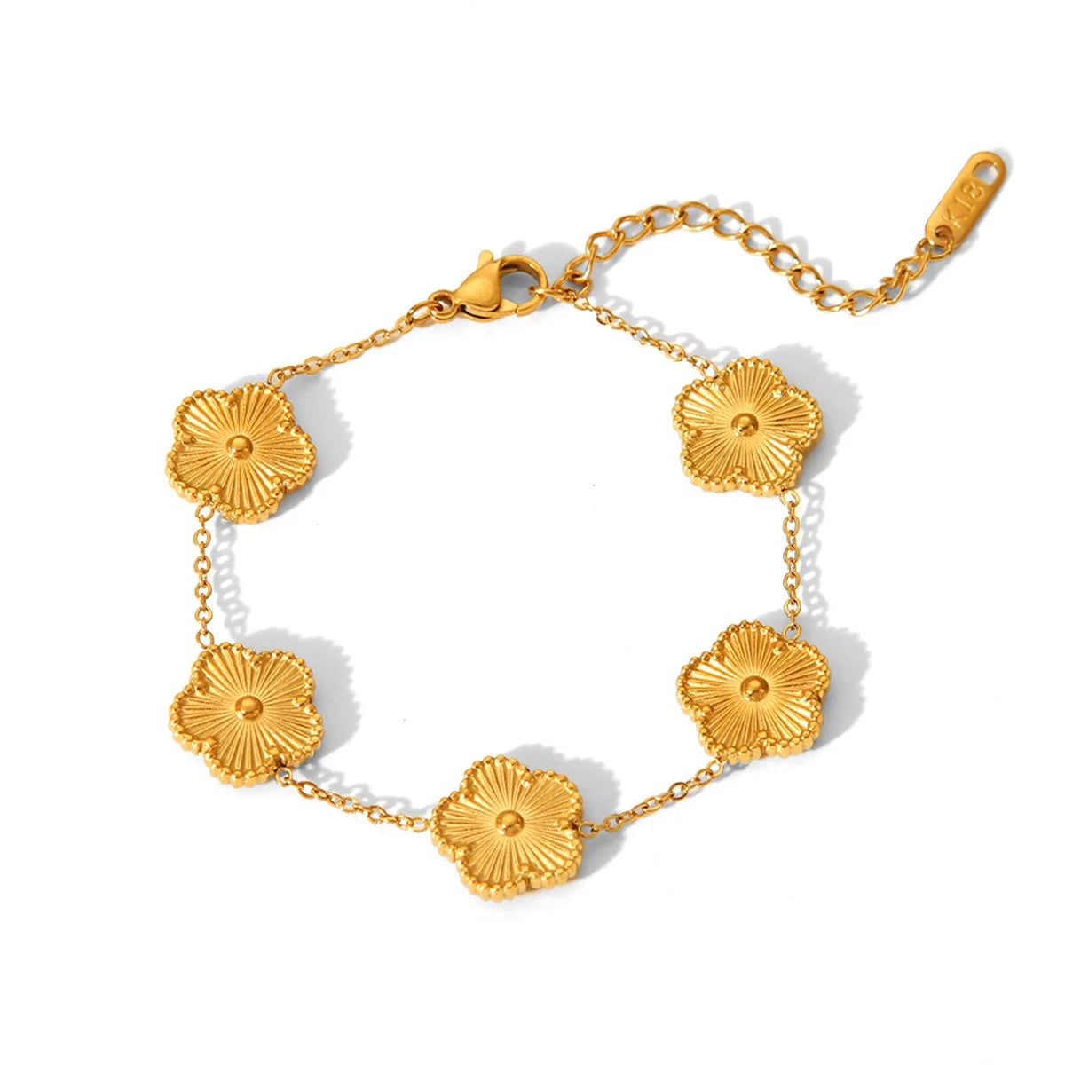The Clover Flower Charm Bracelet